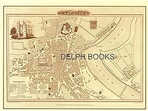 Bild des Verkufers fr Lancaster Map zum Verkauf von Delph Books PBFA Member
