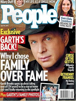 Seller image for People Weekly Magazine - 20 April 2015 - Garth Brooks Cover for sale by ! Turtle Creek Books  !