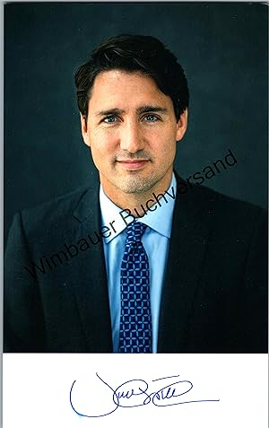 Seller image for Autogrammfoto Justin Trudeau Primeminister of Canada for sale by Antiquariat im Kaiserviertel | Wimbauer Buchversand