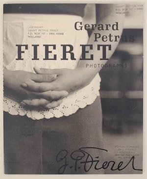 Seller image for Gerard Petrus Fieret: Photographs for sale by Jeff Hirsch Books, ABAA