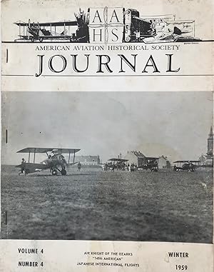 Image du vendeur pour American Aviation Historical Society (AAHS) Journal, Vol. 4, No. 4, Winter 1959 mis en vente par The Aviator's Bookshelf