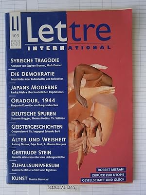Lettre International LI 103 : Europas Kulturzeitung