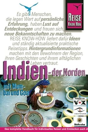 Bild des Verkufers fr Indien, der Norden: mit Mumbai und Goa zum Verkauf von Versandantiquariat Felix Mcke