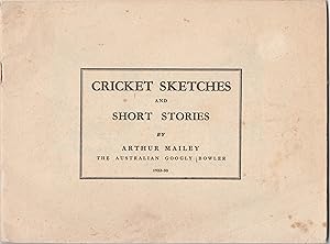 Bild des Verkufers fr CRICKET SKETCHES AND SHORT STORIES 1932-33 (LACKS COVER) zum Verkauf von BOOK NOW