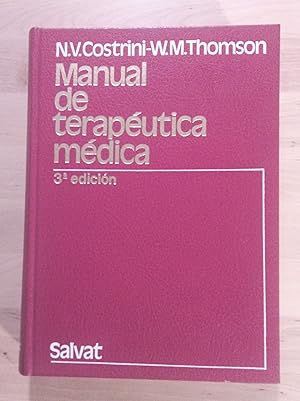 Seller image for Manual de teraputica mdica for sale by Llibres Bombeta