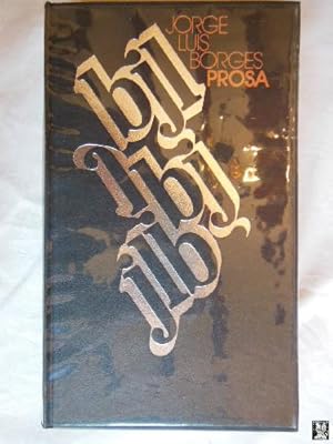 Imagen del vendedor de PROSA a la venta por Librera Maestro Gozalbo