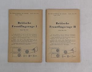 Seller image for Britische Frontflugzeuge I. und II. Zwei Falttafel. Stand Mai 1941. for sale by Antiquariat Bler