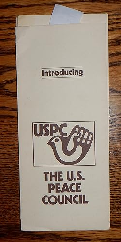 Immagine del venditore per Introducing the U S Peace Council venduto da Route 3 Books