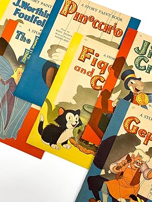 Seller image for WALT DISNEY'S BOX OF SIX PINOCCHIO BOOKS for sale by Type Punch Matrix