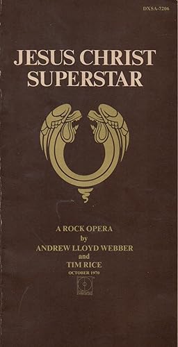 Bild des Verkufers fr Jesus Christ Superstar _ A Rock Opera zum Verkauf von San Francisco Book Company
