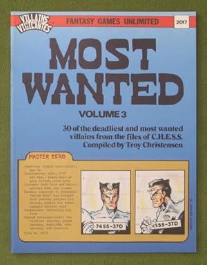 Bild des Verkufers fr Most Wanted, Volume 3 (Villains & Vigilantes RPG) zum Verkauf von Wayne's Books