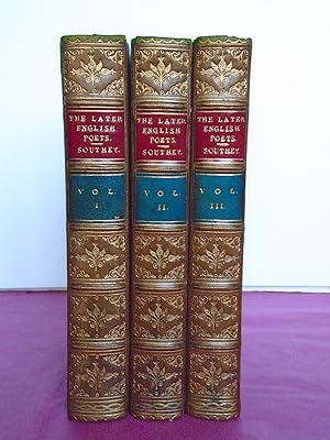 SPECIMENS OF THE LATER ENGLISH POETS WITH PRELIMINARY NOTICES; [COMPLETE IN THREE VOLUMES]