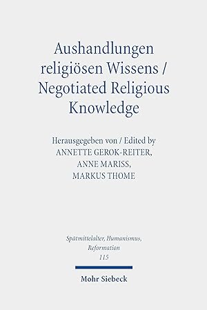 Immagine del venditore per Aushandlungen religioesen Wissens / Negotiated Religious Knowledge venduto da moluna