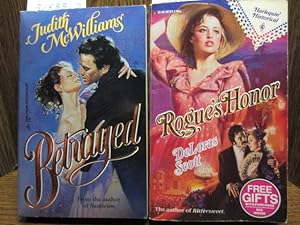 Seller image for 2 HARLEQUIN HISTORICAL ROMANCES -- BETRAYED / ROGUE'S HONOR for sale by The Book Abyss