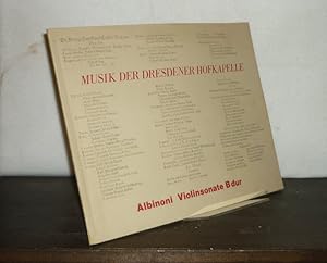 Sonate B-Dur für Violine und Basso continuo. [Von Tomaso Albinoni]. Faksimile nach dem Autograph ...