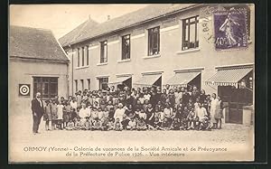 Immagine del venditore per Carte postale Ormoy, Colonie de vacances de la Socit Amicale et de Prvoyance de la Prfecture de Police 1926, Vue intrieure venduto da Bartko-Reher
