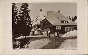 Bild des Verkufers fr Ansichtskarte / Postkarte Feldberg im Schwarzwald, Hebelhof, Schneeschmelze zum Verkauf von akpool GmbH