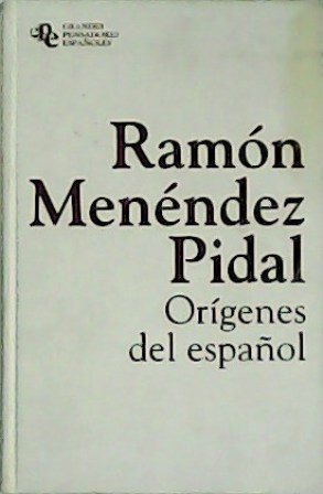 Seller image for Orgenes del espaol. for sale by Librera y Editorial Renacimiento, S.A.