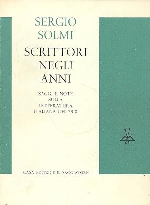 Scrittori negli anni