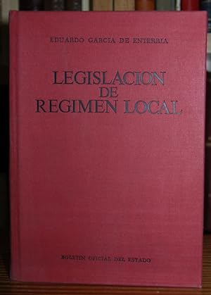 Seller image for LEGISLACION DE REGIMEN LOCAL for sale by Fbula Libros (Librera Jimnez-Bravo)