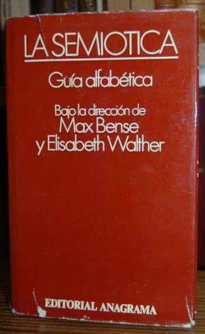 Immagine del venditore per LA SEMIOTICA. Gua Alfabtica venduto da Fbula Libros (Librera Jimnez-Bravo)