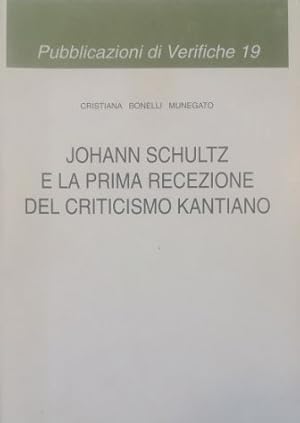 Johann Schultz e la prima recezione del criticismo kantiano