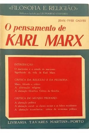 O pensamento de Karl Marx