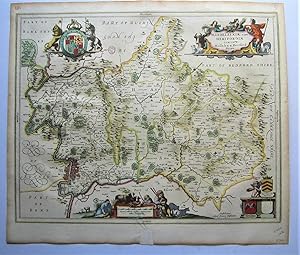 Imagen del vendedor de Middelsexiae cum Hertfordiae comitatu: Midlesex & Hertford Shire a la venta por Angelika C. J. Friebe Ltd. - MapWoman