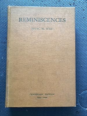 Seller image for Reminiscences for sale by Cragsmoor Books