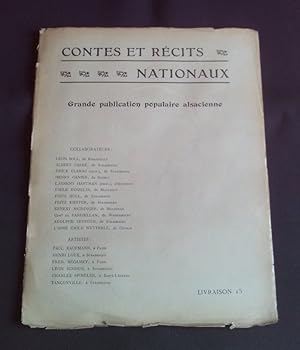 Contes et récits nationaux - Livraison 15