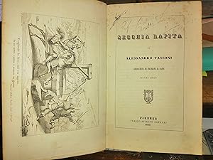 La Secchia rapita di Alessandro Tassoni, arricchita di incisioni in rame. Volume unico.