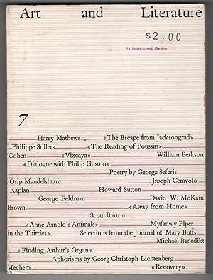 Seller image for Art and Literature 7 (Winter 1965) for sale by Philip Smith, Bookseller