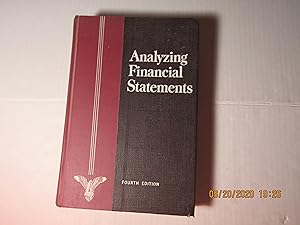 Imagen del vendedor de Analyzing Financial Statements a la venta por RMM Upstate Books