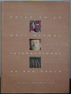 Chile en la XXII Bienal Internacional de Sao Paulo : octubre - diciembre 1994. Ester Chacón - Hug...