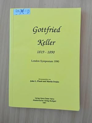 Bild des Verkufers fr Gottfried Keller 1819-1890. London Symposium 1990. zum Verkauf von avelibro OHG