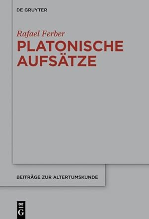 Bild des Verkufers fr Platonische Aufstze zum Verkauf von primatexxt Buchversand