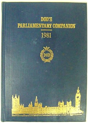 Dod's Parliamentary Companion 1981, 149th Year