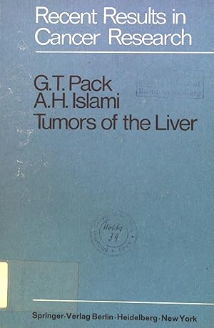 Seller image for Tumors of the Liver. Recent Results in Cancer Research, 26 for sale by books4less (Versandantiquariat Petra Gros GmbH & Co. KG)