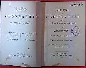 Seller image for Lehrbuch der Geographie fr die I., II. und III. Classe der Mittelschulen. Zweite, im Wesentlichen unvernderte Auflage. for sale by biblion2
