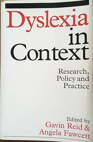 Seller image for Dyslexia in Context for sale by Pastsport