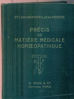 Imagen del vendedor de Precis de Matiere Medicale Homeopathique a la venta por Librodifaccia