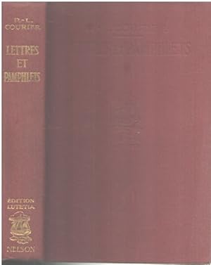 Seller image for Lettres et pamphlets for sale by librairie philippe arnaiz