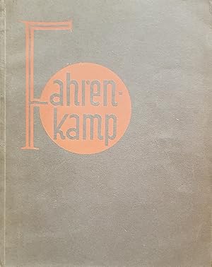 Imagen del vendedor de Emil Fahrenkamp. Ein Ausschnitt seines Schaffens aus den Jahren 1924-1927. Eingeleitet von August Hoff. Mit 165 schwarzen Abbildungen und 6 Farbtafeln. a la venta por Antiquariat Heuberger (VDA / ILAB)