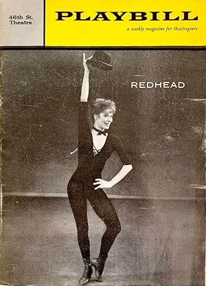 Imagen del vendedor de Redhead [signed by Gwen Verdon & signed and inscribed by Richard Kiley] a la venta por Randall's Books