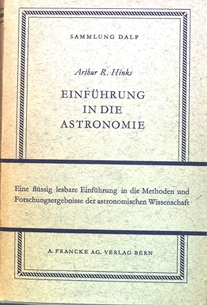 Bild des Verkufers fr Einfhrung in die Astronomie. zum Verkauf von books4less (Versandantiquariat Petra Gros GmbH & Co. KG)