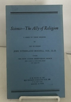 Seller image for Science - The Ally Of Religion A Series of Three Sermons for sale by S. Howlett-West Books (Member ABAA)