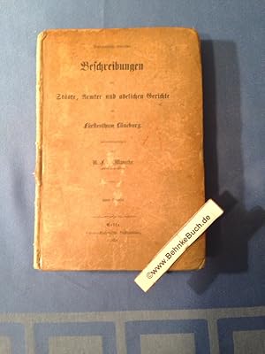 Bild des Verkufers fr Topographisch-historische Beschreibungen der Stdte, Aemter und adelichen [adeligen] Gerichte im Frstenthum [Frstentum] Lneburg. zsgetragen von U. F. C. Manecke zum Verkauf von Antiquariat BehnkeBuch