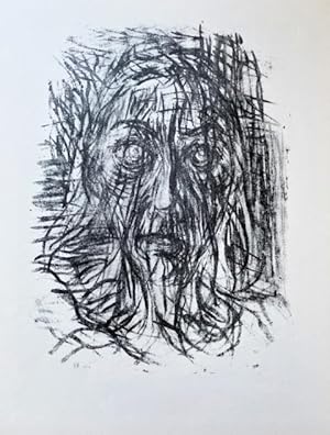 "Wahnsinn". Original Lithographie. Signiert. 1966