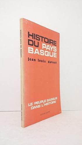 Bild des Verkufers fr Histoire du Pays Basque. zum Verkauf von Librairie KOEGUI