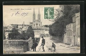 Carte postale Niort, Quai Cronstadt